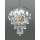 Ver imagem 2 de Lustre Cristal K9 Dourado / Imperial C/ Lâmpadas - 3 Tonalidades