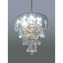 Ver imagem 4 de Lustre Cristal K9 Dourado / Imperial C/ Lâmpadas - 3 Tonalidades