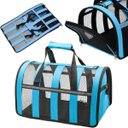 Ver imagem 1 de Bolsa Transporte Pet Cachorro Gato Animais Estimaçao Faixa Refletiva Passeio Viagem Caminhada Confor