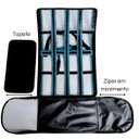 Ver imagem 6 de Bolsa Transporte Pet Cachorro Gato Animais Estimaçao Faixa Refletiva Passeio Viagem Caminhada Confor