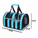 Ver imagem 2 de Bolsa Transporte Pet Cachorro Gato Animais Estimaçao Faixa Refletiva Passeio Viagem Caminhada Confor