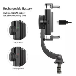 Gimbal Estabilizador P/ Celular Vídeos e Fotos sem Tremor - 2