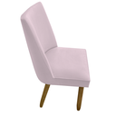 Ver imagem 3 de Kit 02 Cadeiras Para Sala De Jantar Tóquio Pés palito Suede Rosa Bebê - D'Classe Decor