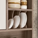 Ver imagem 6 de Kit Cozinha Leona 7 Portas Carvalho Nature/Off White Cristal - Nicioli