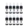 Kit com 10 Tintas Black Corante 664 673 Compatível para Epson L355 L365 L375 L380 L396 L495 L550 L57 - 1