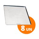 Ver imagem 2 de KIT - 8 Assadeiras Estampada Lisa em Alumínio 35X35x1 para Fornos PRP-004 / FCSB4E / FCV-35 -