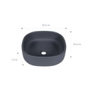 Ver imagem 3 de Cuba Persona Resina Concreto 36,5x36,5x13cm