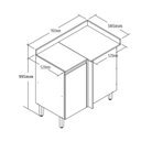 Ver imagem 3 de Balcão para Cozinha 1 Porta Maldivas 