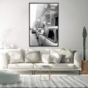 Ver imagem 3 de Quadro Decorativo Vertical Vintage Ilhama Com Moldura e Sem Vidro 60x90