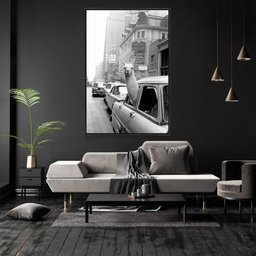 Quadro Decorativo Vertical Vintage Ilhama Com Moldura e Sem Vidro 60x90 - 2