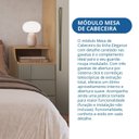 Ver imagem 5 de Mesa de Cabeceira 3 Gavetas Elegance Canelado Cinza