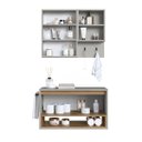 Ver imagem 5 de Conjunto Banheiro Suspenso 80cm e Espelheira Mel/arenas Cj8060