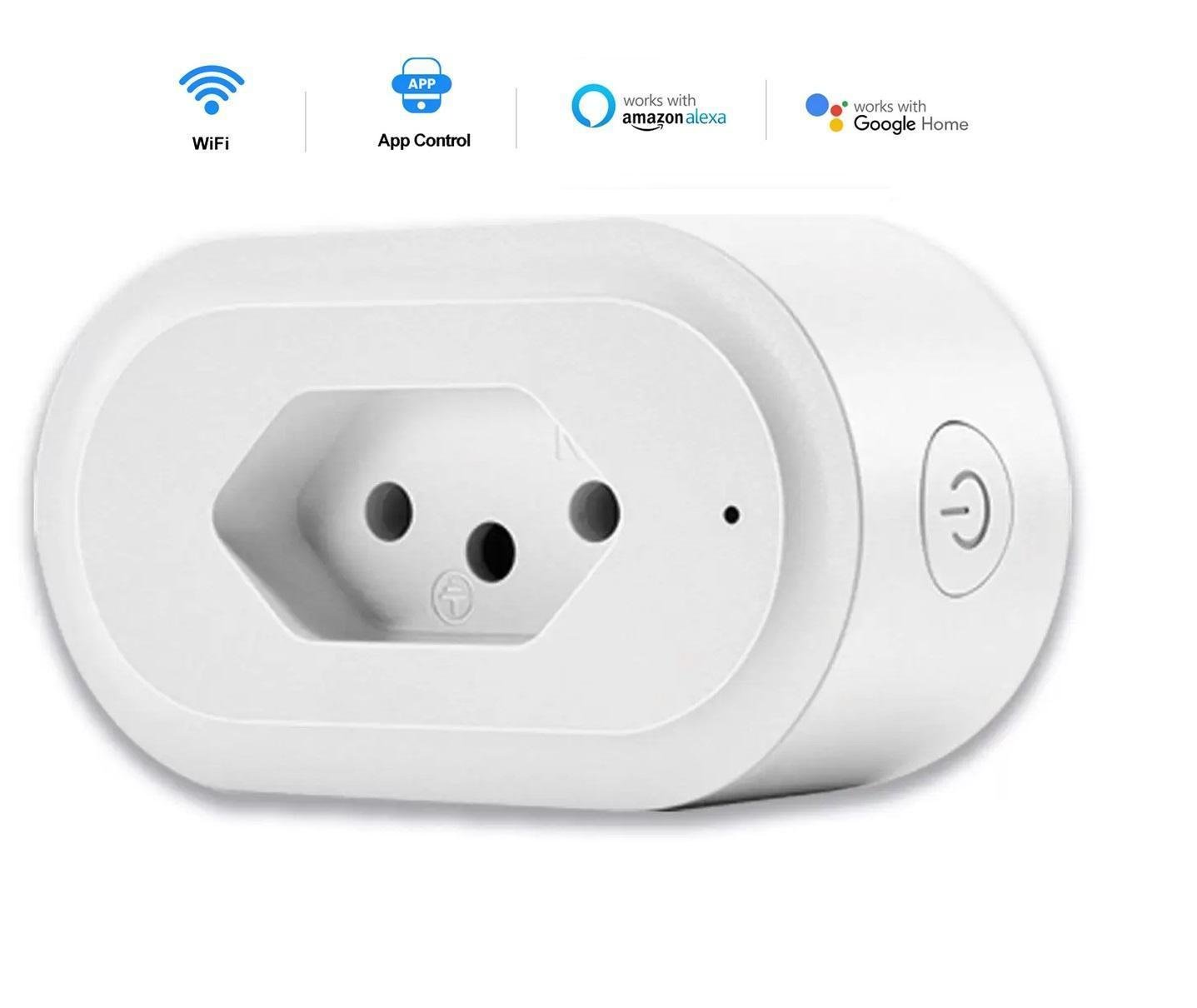 Tomada Inteligente Wireless Controle Alexa Google Assistant ...