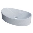 Ver imagem 1 de Cuba Pia para Banheiro Oval Canoa 46cm Tânia C08 Branco Granit - Mpozenato