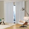 Cortina Blackout Tecido Sala quarto 300x250 Cortina Web Branca - 1