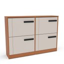 Ver imagem 2 de Sapateira para Quarto 24 Pares Lisboa Bege/Creme/Freijó