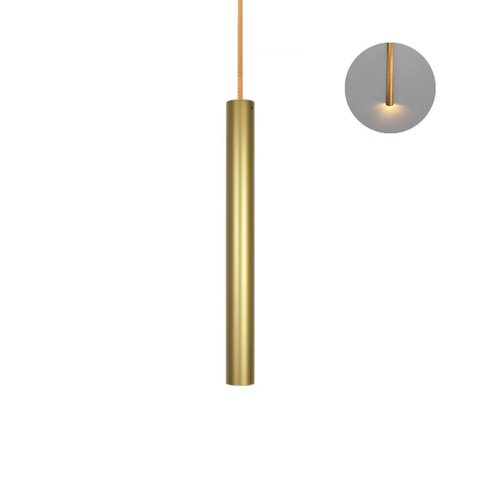 Pendente Tubo Cilíndrico 30cm Bancada Mesa Cozinha Gourmet MOON