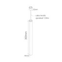 Ver imagem 4 de Pendente Tubo Cilíndrico 30cm Bancada Mesa Cozinha Gourmet MOON