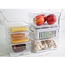 Ver imagem 5 de Kit 4 Organizadores De Geladeira Clear Fresh Porta Frutas Legumes E Porta Frios OU