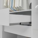 Ver imagem 3 de Guarda-Roupa Casal 3 Portas de Correr 185cm Multimóveis Branco