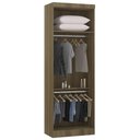 Ver imagem 5 de Guarda Roupa Modulado 79cm com 2 Portas Delphi Avelã/branco L01 - Mpozenato