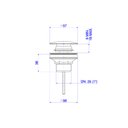 Ver imagem 2 de Válvula de Escoamento Click para Lavatórios Cubas e Bide 1601.gl.cli Gold - Deca