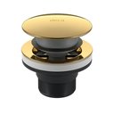 Ver imagem 1 de Válvula de Escoamento Click para Lavatórios Cubas e Bide 1601.gl.cli Gold - Deca