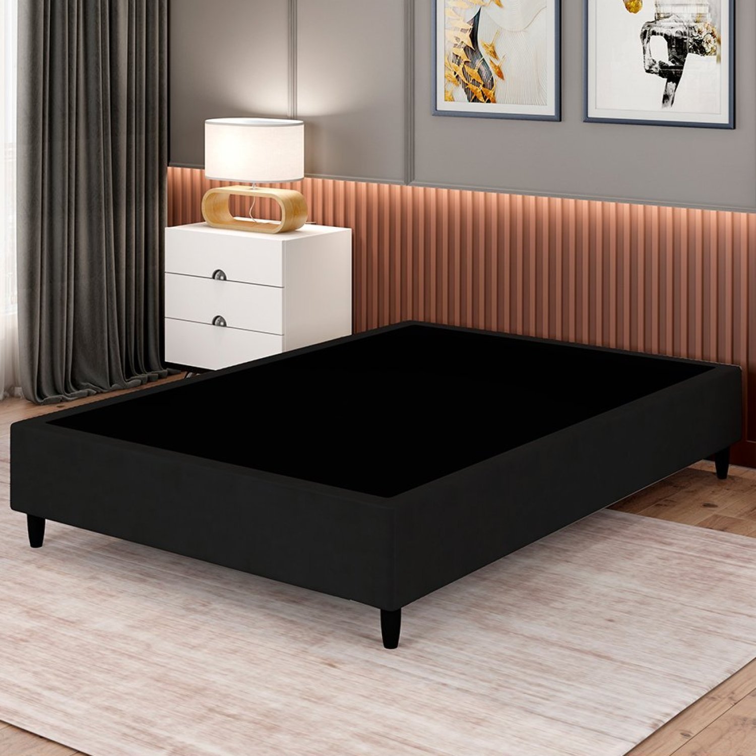 Base Box Queen Reforcada Itália 37X158X198Cm - 2
