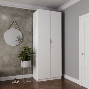 Guarda-Roupa 2 Portas com Cabideiro e 2 Gavetas Hera CabeCasa MadeiraMadeira