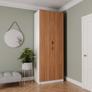 Guarda-Roupa 2 Portas com Cabideiro e 2 Gavetas Hera CabeCasa MadeiraMadeira