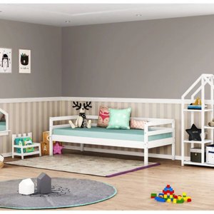 Cama Infantil em Madeira Maciça e Acabamento em Laca Prime Casatema MadeiraOriginals