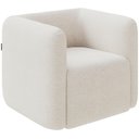 Ver imagem 1 de Poltrona Decorativa para Sala de Estar Fixa Living Peônia K01 Bouclê Creme - Lyam Decor