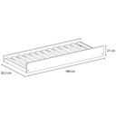 Ver imagem 2 de Cama Auxiliar Laca Prime Ii Casatema MadeiraOriginals Branco