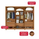 Ver mais imagens de Guarda Roupa Lopas 03 Pts Ollie Ii 2025 com Pés