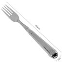 Ver imagem 3 de Garfo para Churrasco Inox Liso 20cm Talher Avulso Rodizio Restaurante Buffet de Mesa