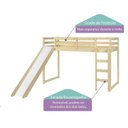 Ver imagem 5 de Cama Infantil Prime Alta II com Escorregador Casatema MadeiraOriginals