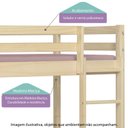 Ver imagem 4 de Cama Infantil Prime Alta II com Escorregador Casatema MadeiraOriginals