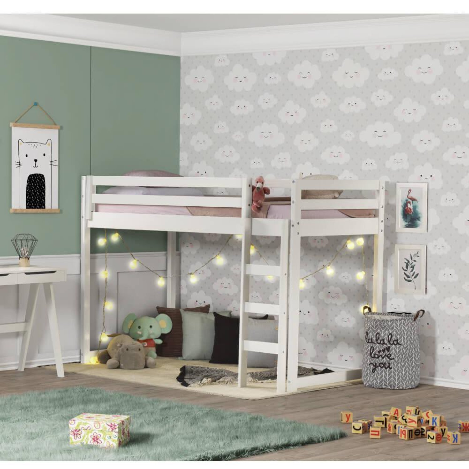 Cama Infantil Prime Alta II Casatema - 1