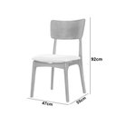 Ver imagem 3 de Conjunto 2 cadeiras de madeira Viena gold