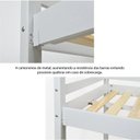 Ver imagem 6 de Cama Infantil Prime Alta II com Escorregador Laca Casatema MadeiraOriginals