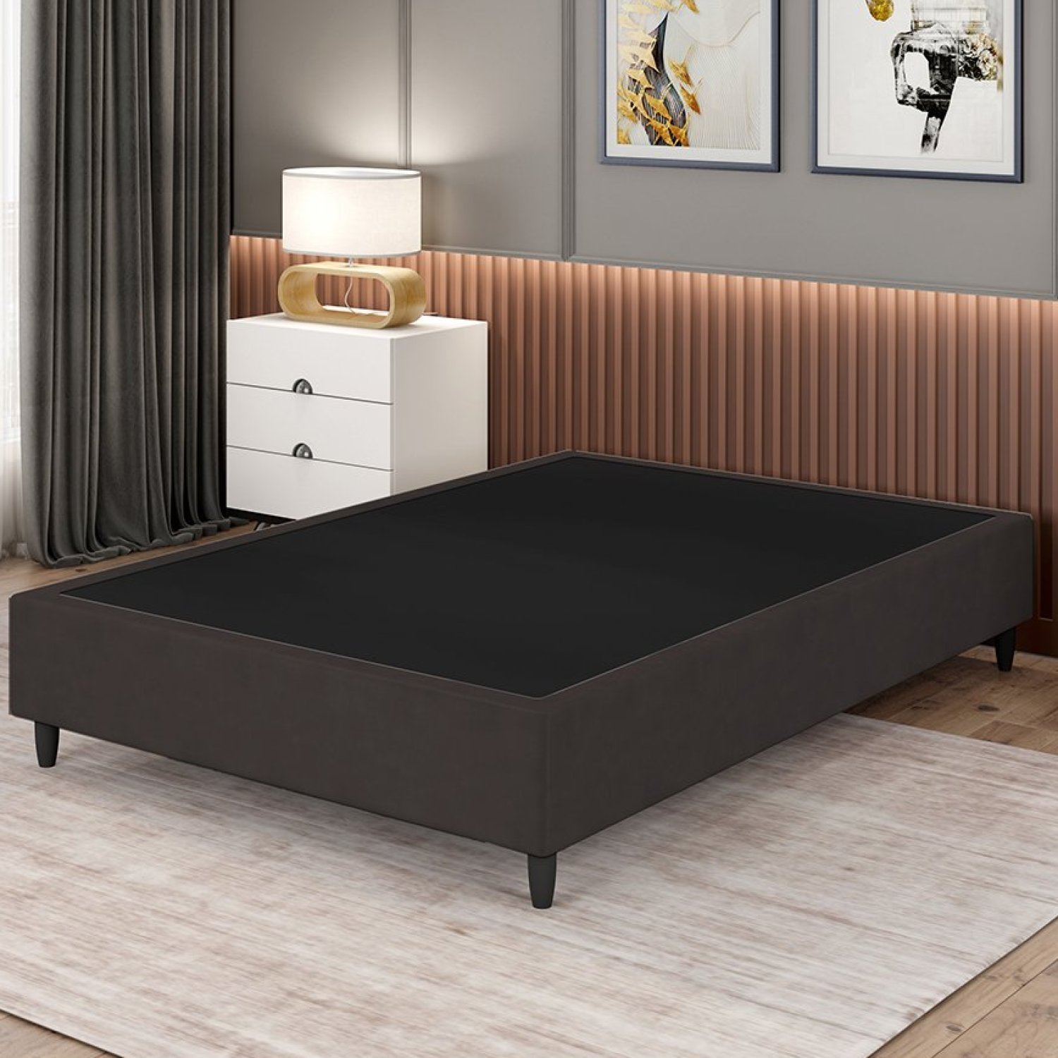 Base Box King Reforcada Itália 37X193X203Cm - 2