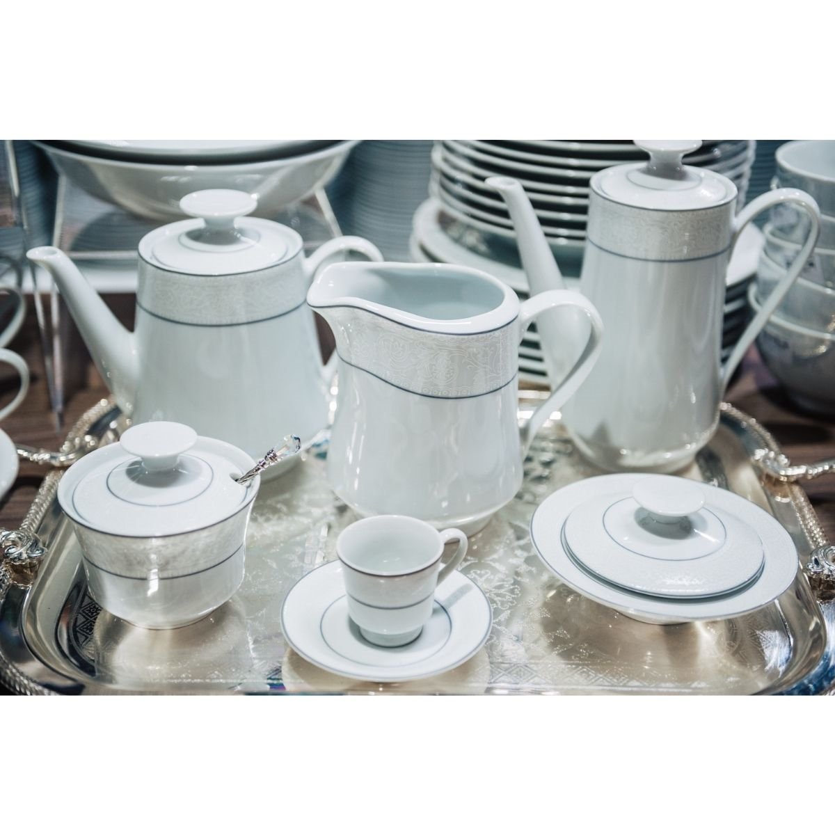 Jogo De Jantar Schmidt 30 Peças - Porcelana Decorada Kate