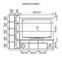 Ver imagem 2 de Painel Home Theater para TV 75 Polegadas Splendido Caemmun