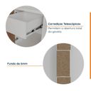 Ver imagem 7 de Mesa de Cabeceira Modular Esquerda 2 Portas 1 Gaveta Hera CabeCasa MadeiraOriginals Algodão Louro/Louro