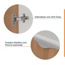 Ver imagem 5 de Mesa de Cabeceira Modular Esquerda 2 Portas 1 Gaveta Hera CabeCasa MadeiraOriginals Algodão Louro/Louro