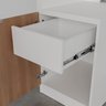 Mesa de Cabeceira Modular Esquerda 2 Portas 1 Gaveta Hera CabeCasa MadeiraOriginals - 13