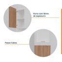 Ver imagem 6 de Mesa de Cabeceira Modular Esquerda 2 Portas 1 Gaveta Hera CabeCasa MadeiraOriginals Algodão Louro/Louro