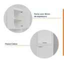Ver imagem 6 de Mesa de Cabeceira Planejada Direita 2 Portas 1 Gaveta Hera CabeCasa MadeiraOriginals Branco