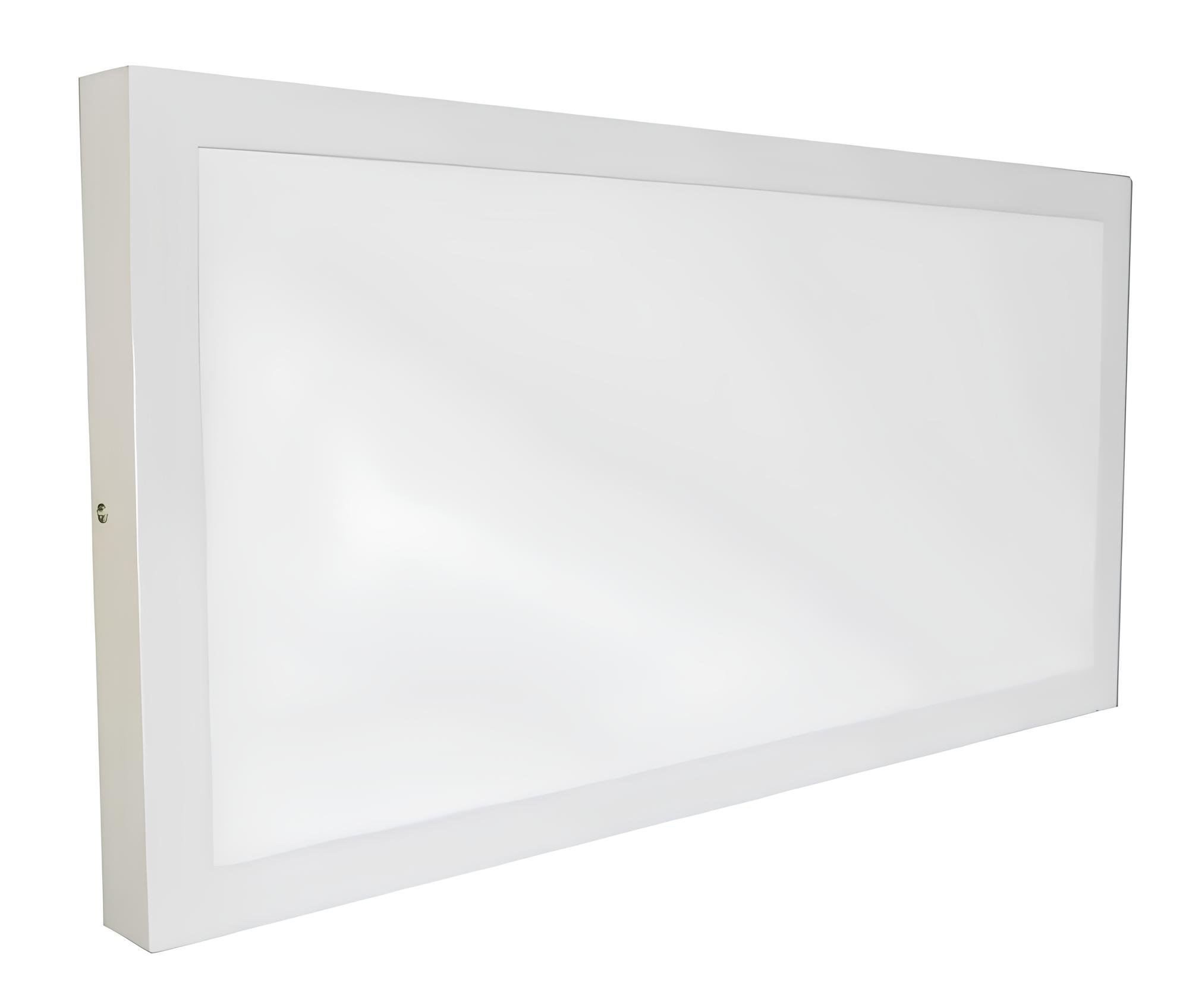 Luminária Plafon de Led 30x60 Sobrepor 36w Luz Branco Frio 6000k Bivolt - 3