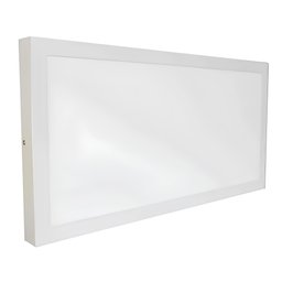 Luminária Plafon de Led 30x60 Sobrepor 36w Luz Branco Frio 6000k Bivolt - 3